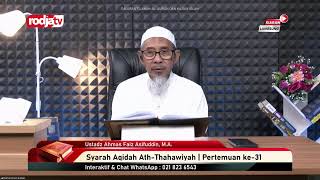 [LIVE] Ustaz Ahmas Faiz Asifuddin, M.A. | Syarah Aqidah Ath-Thahawiyah