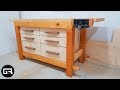 MESA de CARPINTERO CASERA / WOODWORKING WORKBENCH BUILD