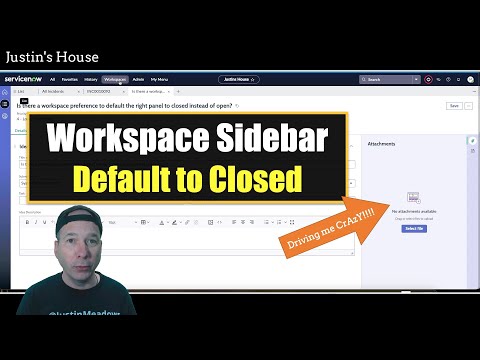 How to Default Workspace Sidebar to Closed