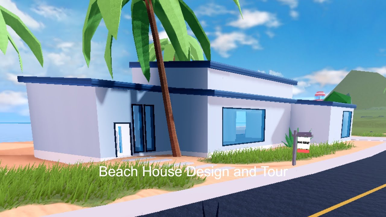 Beach House Design and Tour [Roblox Jailbreak] YouTube