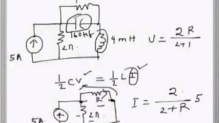 Electrical :Capacitor/Inductor circuit (Problem example)