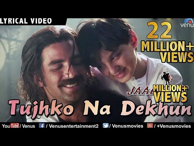 Tujhko Na Dekhun Full Audio Song With Lyrics | Jaanwar | Akshay Kumar, Karishma Kapoor | class=