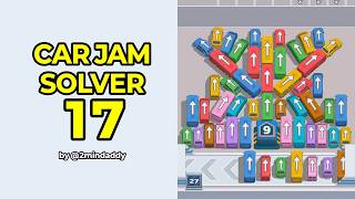 Car Jam Solver Level 17 Solution and Walkthrough screenshot 1