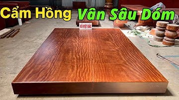 Sập Gỗ Cẩm Hồng Vân Chun Sâu Dóm | CN756