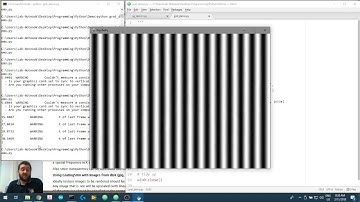 Creating Visual Stimuli in Python 3.6 (video 2.8): Creating a drifting grating using psychopy