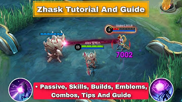 How To Use Zhask Mobile Legends | Advance Tips, Guide & Combo