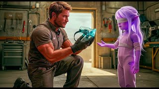 картинка: Человек создает визор для слепой инопланетянки, и за ним приходят элитные солдаты