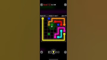 FLOW FREE MANIAS 8x8 LEVEL 12 COMPLETE SOLUTION #android #games #level #flowfree #solution