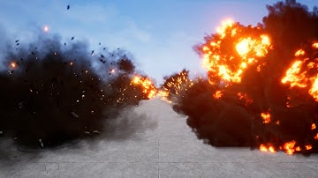 3D Fire and Explosions | Demo for Unreal Marketplace