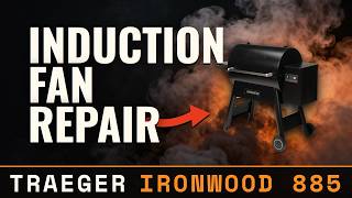 Traeger Ironwood 885 Fan Disconnected Error Induction Fan Replacement | Full Repair