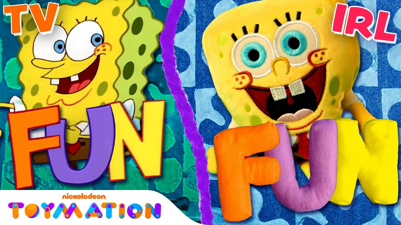 ⁣SpongeBob & Plankton Sing the F.U.N. Song! | SpongeBob Plush Toys | Toymation