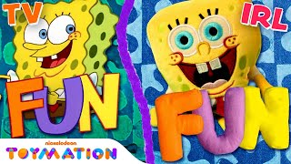 SpongeBob & Plankton Sing the F.U.N. Song! | SpongeBob Plush Toys | Toymation