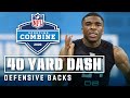 Defensive Backs Run the 40-Yard Dash at the 2020 NFL Scouting Combine