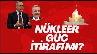 Bakan Hakan Fi̇dandan Nükleer Güç İti̇rafi Mi ? Ülkeye Heyecan Veren Anlar