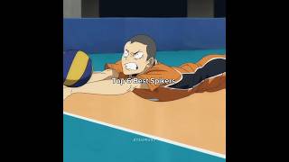 Top 6 spikers in Haikyuu #haikyuu #best #top #ace
