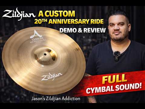 Zildjian A Custom 20th Anniversary Ride – Full Cymbal Demo
