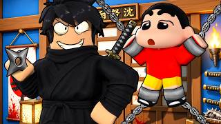 I Became NINJA to TROLL SHINCHAN in ROBLOX !!!