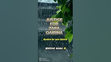 Justice for Zara Qairina 🤲🏻😢