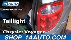 How To Install Replace Taillight Dodge Caravan Chrysler Town and Country 01-07 1AAuto.com 