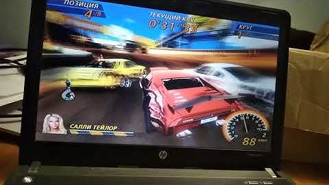 Flatout 2 test on my laptop