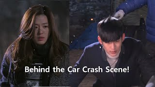 Kim Soo Hyun Rescued Jun Ji Hyun- My Love From the Star Behind the Car Crash Scene Eng Sub