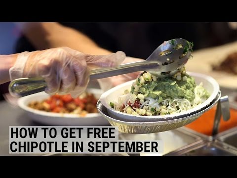 How Many Points For Free Chipotle
