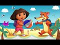 Dora playing at the beach drawing easy step by step/Dora the explorer 