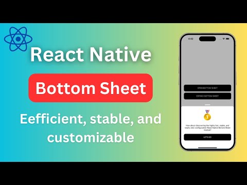 Easy Bottom Sheets