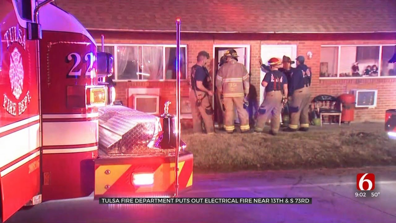 Fire Crews Contain Apartment Fire In Tulsa, No Injuries Reported - YouTube