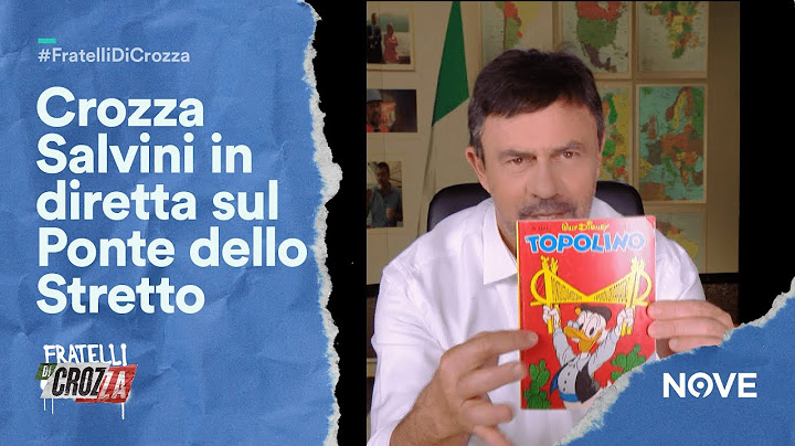 Crozza Salvini sui soliti temi caldi: Ponte sullo Stretto e Immigrati | Fratelli di Crozza