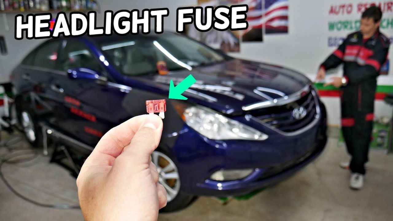 2012 Hyundai Sonata Left Headlight Fuse Location