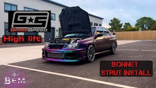 Grimmspeed Bonnet Strut Install