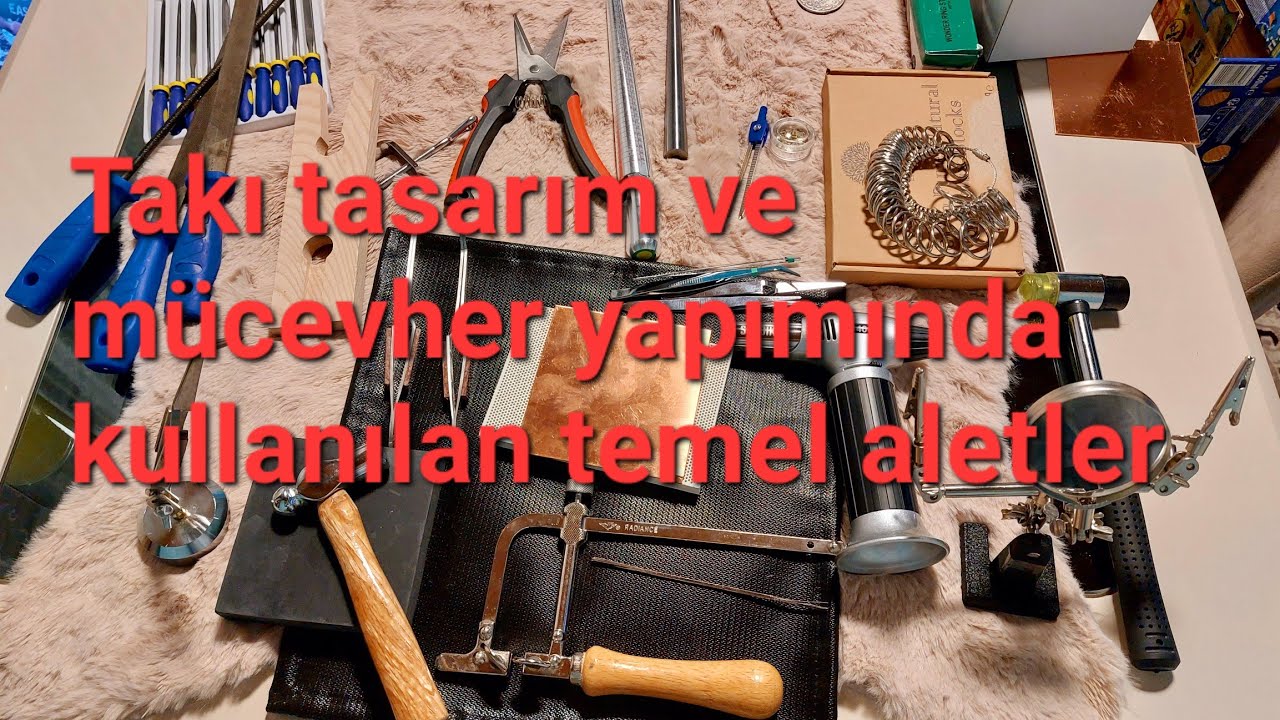 Takı tasarım ve kuyumculukta kullanılan temel malzemeler