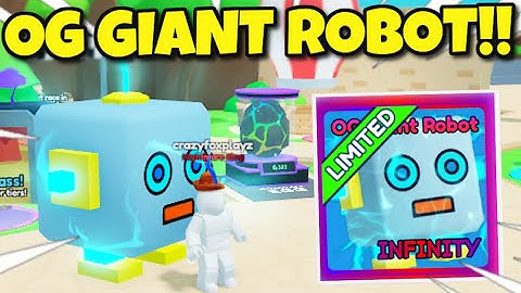 OG GIANT ROBOT IS INSANE In Bubble Gum Simulator INFINITY