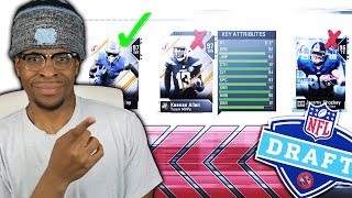 The Lowest Overall Draft Pick ... Draft .. Madden 19 Themed Drafts