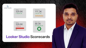 How to Create Scorecards in Google Looker Studio | Data Visualization Tips