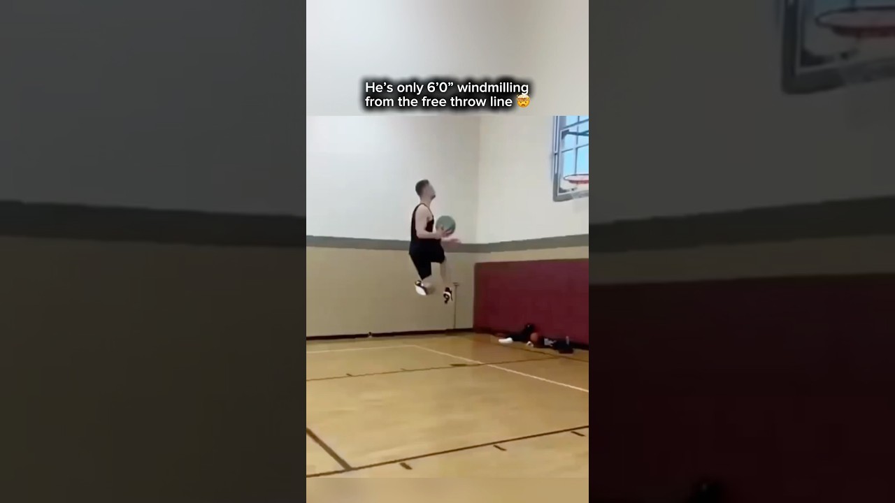 6’0” Windmill from Free Throw Line 🤯 