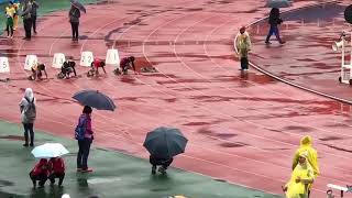 第一次參加田徑比賽-於桃園小巨蛋 20171209