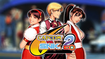 Capcom vs SNK EO (Athena/King/Mai) [GameCube LongPlay/Playthrough]