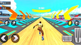 Sky Roller Skate Stunt Games | Skating Stunt Racing Games | Superfast Skate Roller Racing Stunt 3D screenshot 4