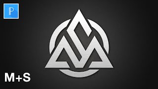 Celebrity MS Monogram Logo Design In Triangle Shape | Make Logo For Youtube Channel Free Wealth