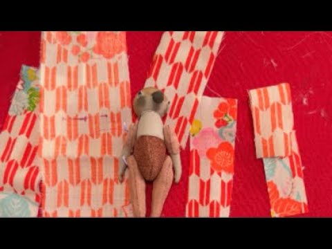 Sewing a kimono for a small sparrow (single) - YouTube