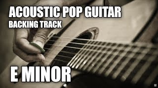 Acoustic Pop Guitar Backing Track In E Minor chords