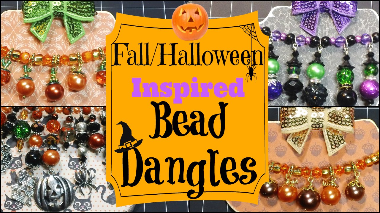 Fall/Halloween Inspired Bead Dangles! YouTube
