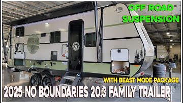 NEW 2025 No Boundaries 20.3 RV Travel Trailer By Forestriver at Couchs RV Nation NOBO 20.3 Tour
