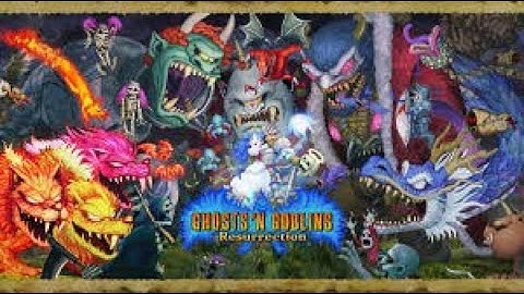 Ghosts N Goblins Resurrection  - Graveyard, First Checkpoint Completed, LEGEND MODE  - Brutal Games