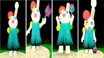 ROBLOX PIGGY EASTER BUNNY ALL ANIMATION  - Custom Characters