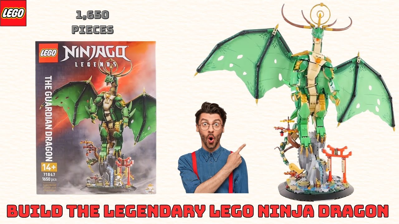 Watch Me Build the LEGENDARY LEGO Ninja Dragon – 1,650 Pieces! 😱 