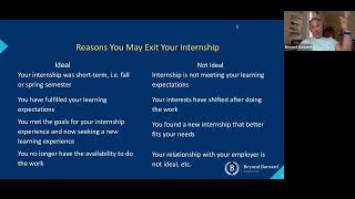 Leveraging Your Internship: Closing Out the Experience