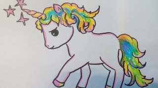 КАК НАРИСОВАТЬ ЕДИНОРОГА (пони, лошадку) (картинка в японском стиле КАК НАРИСОВАТЬ ЕДИНОРОГА (пони, лошадку) (картинка в японском стиле